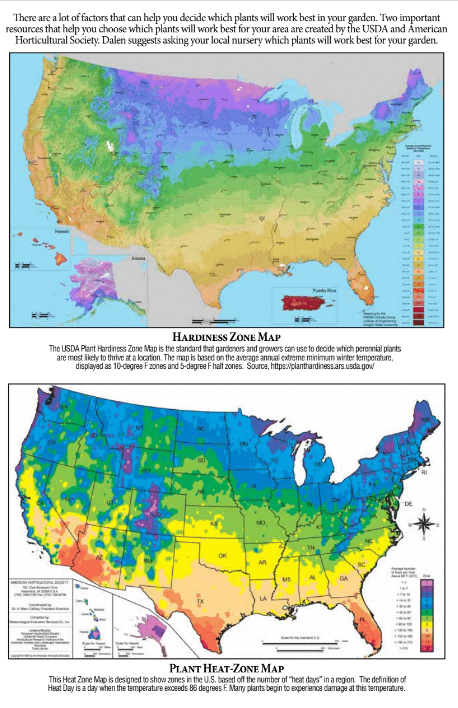 Gardening between two extremes: Hot Summer & Cold Winter zone maps