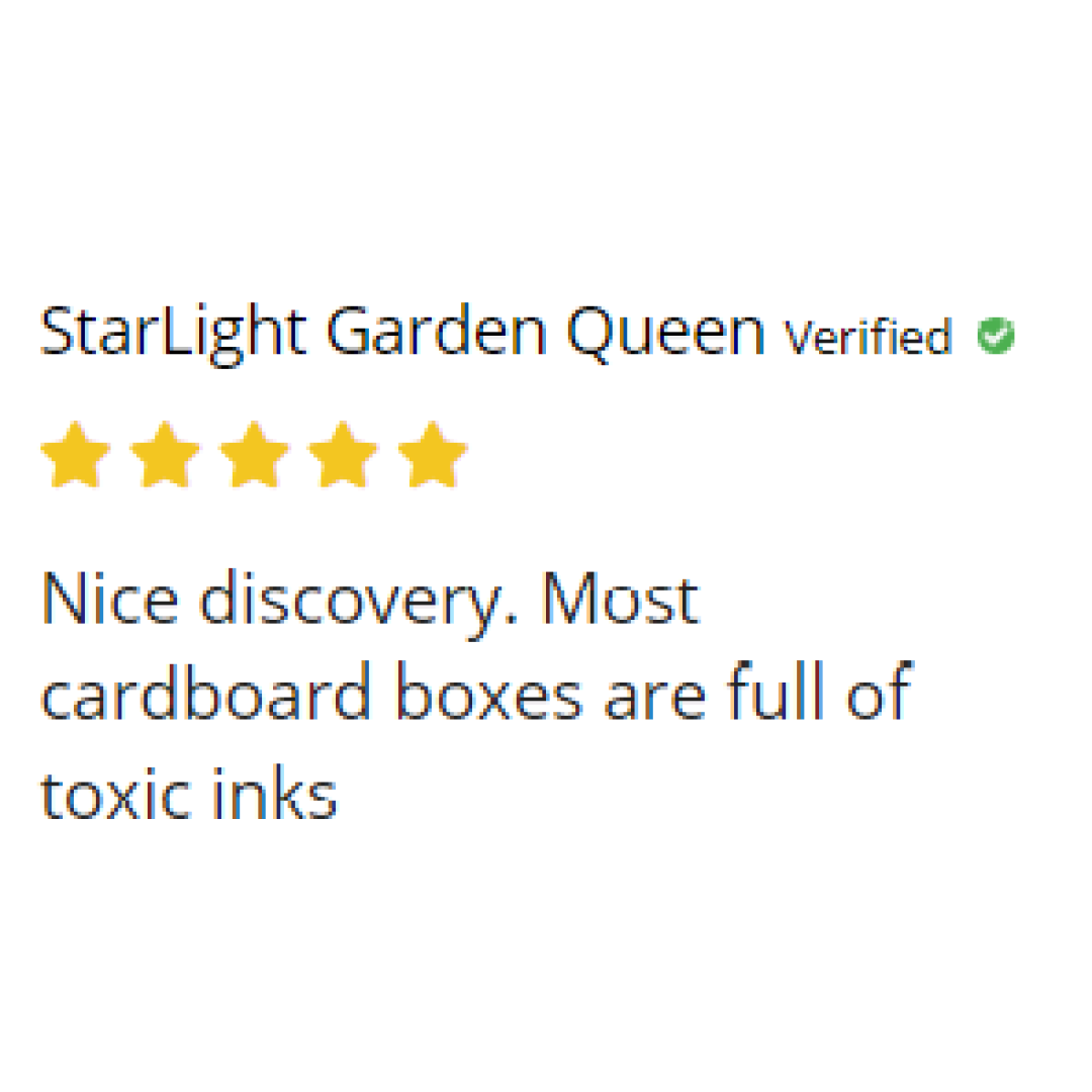 5 star product review for biodegradable mulch sheet paper