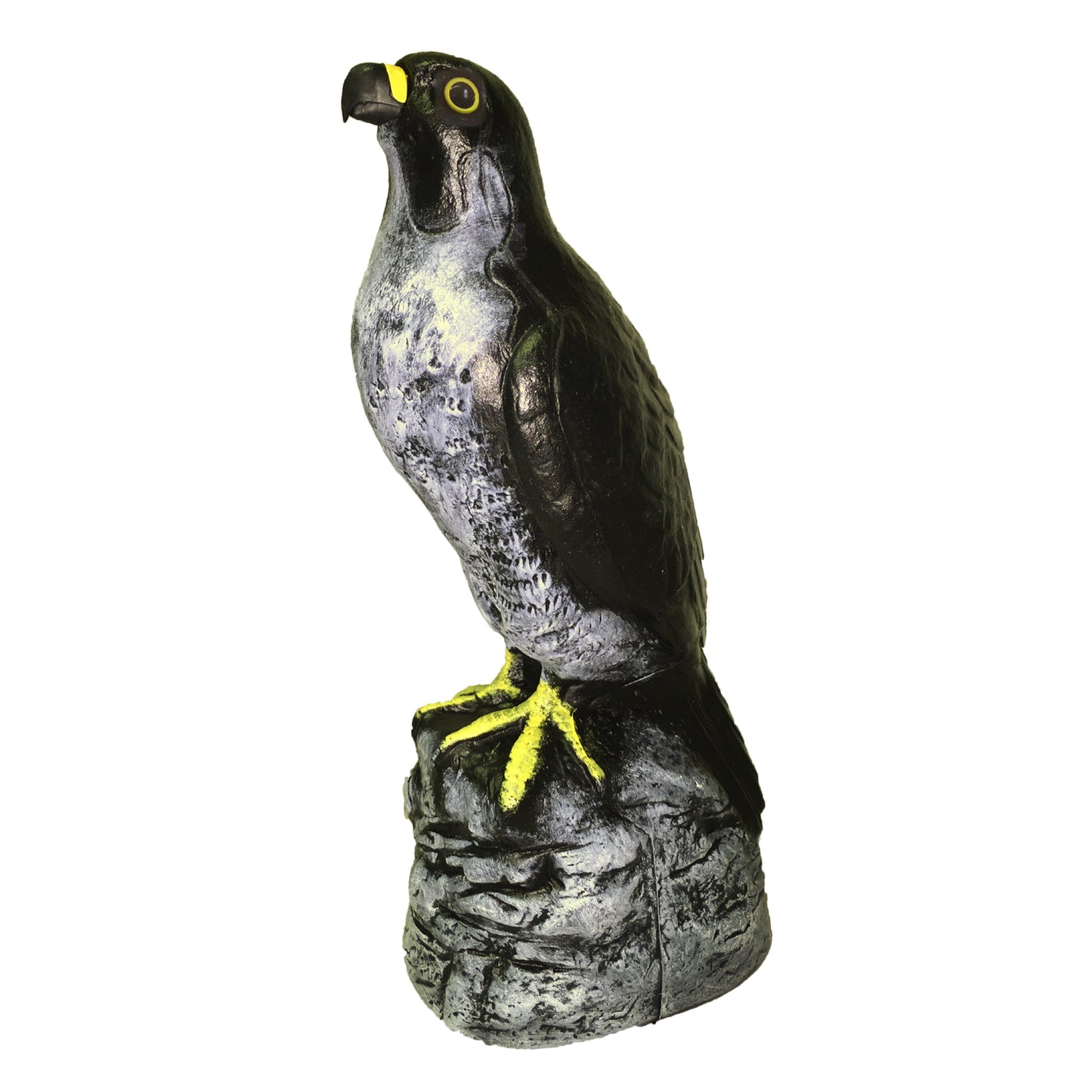 Dalen 15in Peregrine Falcon Decoy Hand-Painted Scarecrow Bird Deterrent