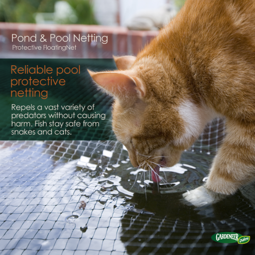 Heavy Duty Pond & Pool Netting - Floating & Reusable - Protect Fish & More