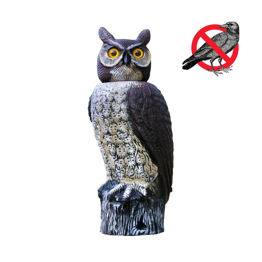 SOL-R Owl Decoy: Eco-Friendly Bird Deterrent