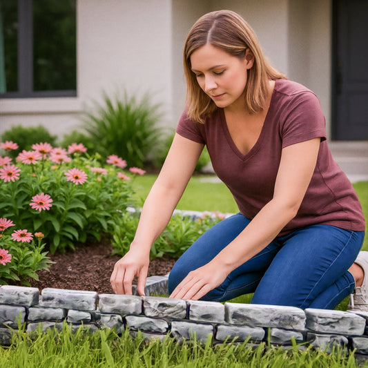 How Can You Make Attractive & Affordable Landscape Borders for Your Garden Bed?