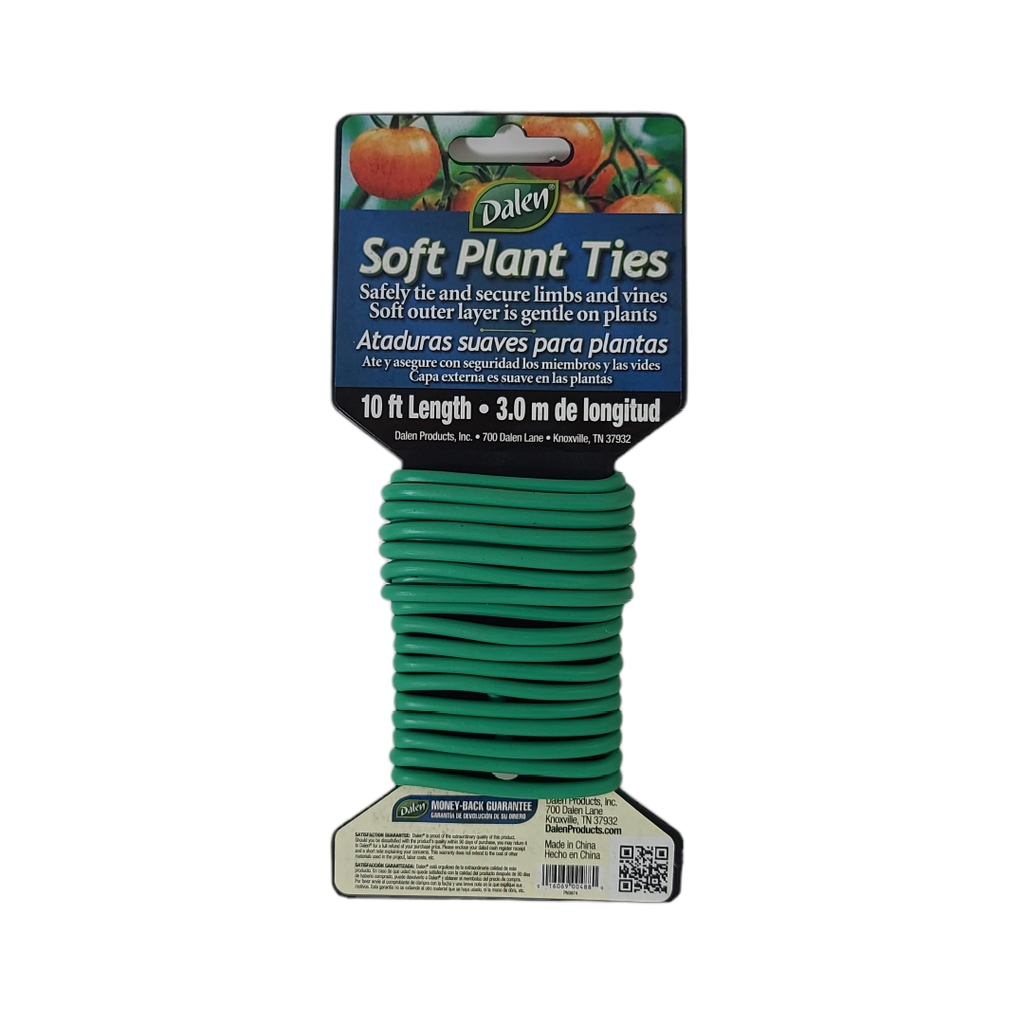 plastic plant ties Dalen Reusable Soft Rubber Plant Ties for Delicate Vines and Trellis Support