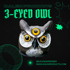 Replacement Rotating Owl Decoy Head - Wind Powered