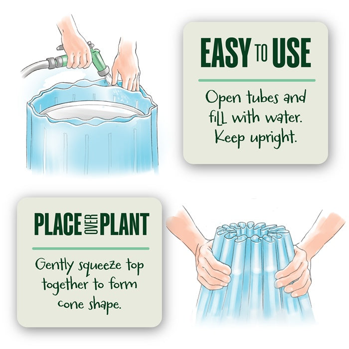 Wall-O-Water™ Season Starter 18&quot; Tomato &amp; Plant Protectors - 3pk or 9pk Mini Greenhouses