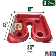 Automator Tomato Growth Trays - Square Foot Sun Reflector (Pack of 3)