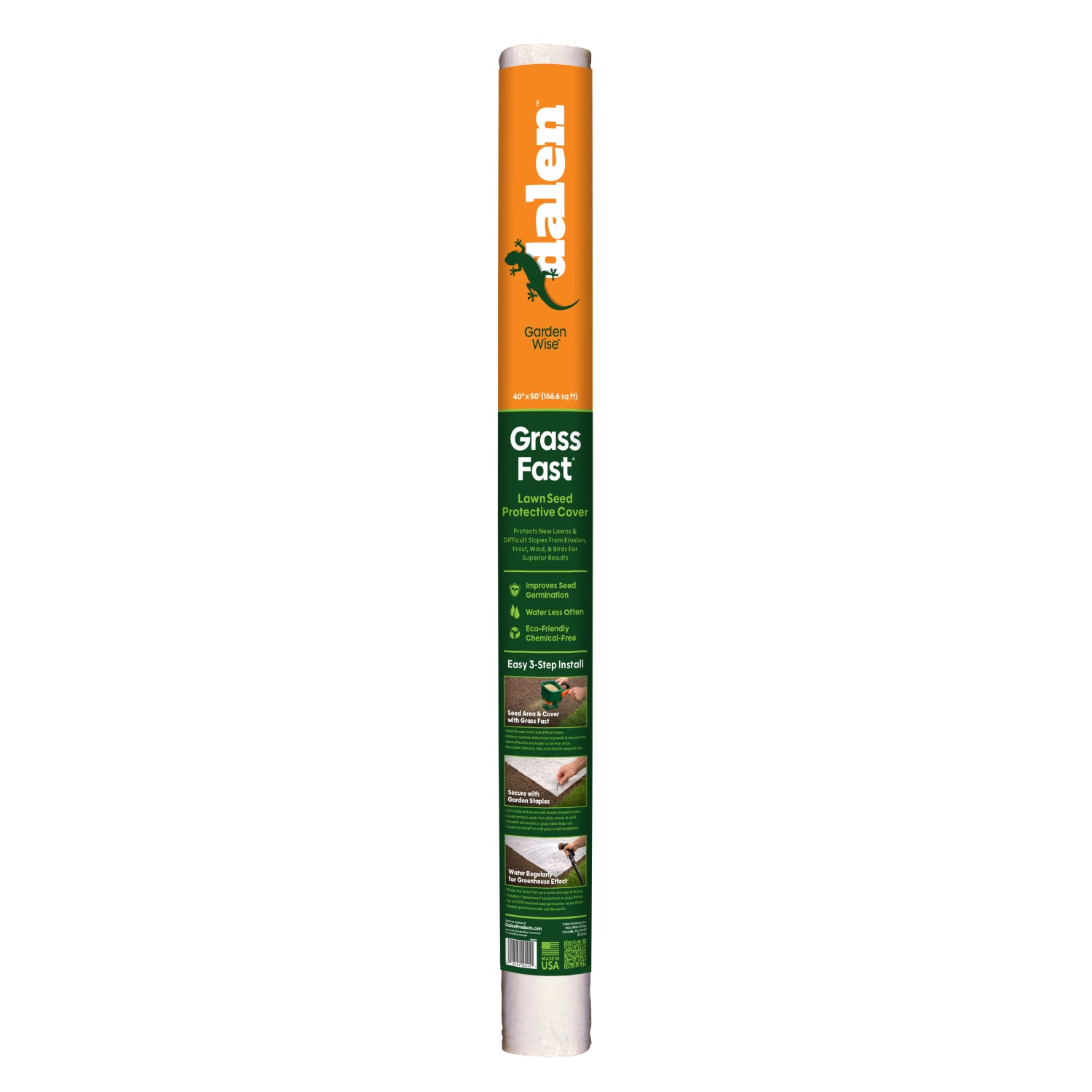 Dalen Grass Fast 40in x 50ft Seedling Cover Germination Aid for New Lawns