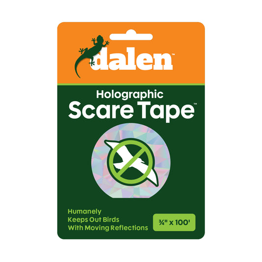 Dalen Holographic Scare Tape 100ft Full-Spectrum Reflective Bird Deterrent Ribbon