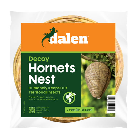 Dalen Fake Hornet's Nest 3-Pack Chemical-Free Wasp & Bee Repellent Decoy
