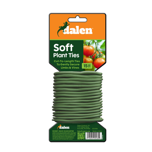 Dalen Reusable Soft Rubber Plant Ties for Delicate Vines and Trellis Support