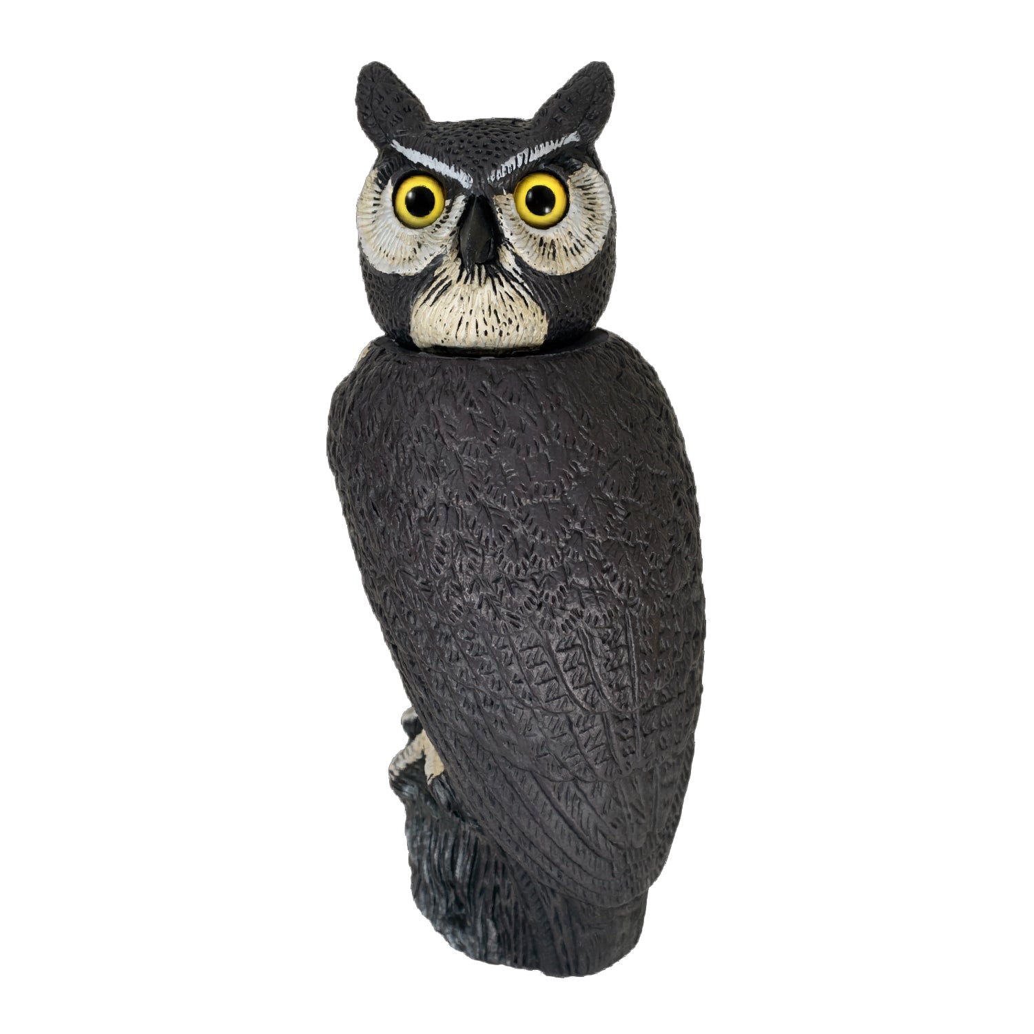Dalen 18in Sol-R Solar & Wind-Powered Owl Decoy Bird Deterrent