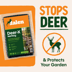 Deer-X Heavy-Duty Black Deer Netting, UV-Resistant Reusable by Dalen Products
