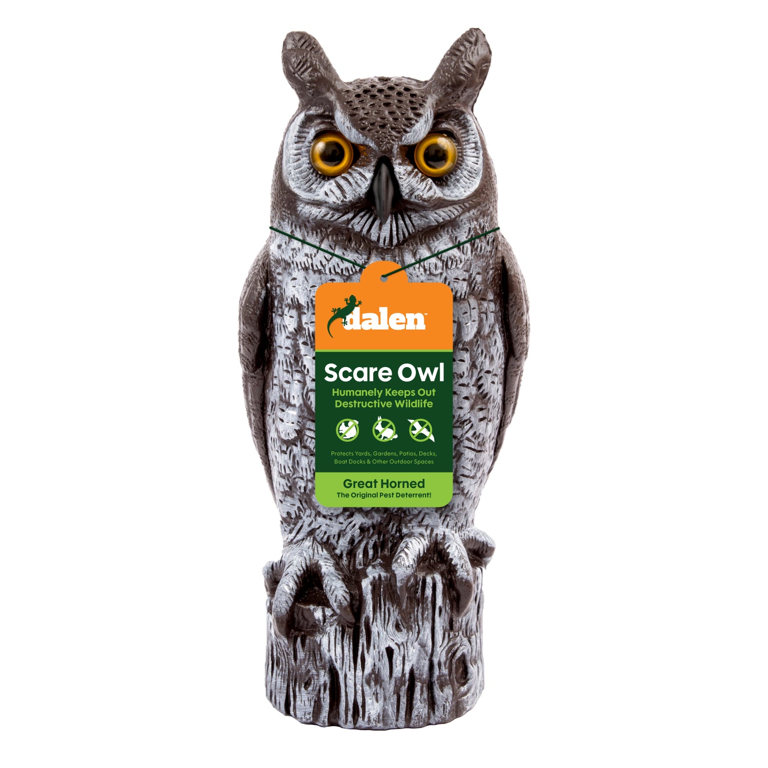 Great Horned Owl Decoy by Dalen: Pest Control for Gardens Great Horned Owl Decoy by Dalen: Pest Control for Gardens