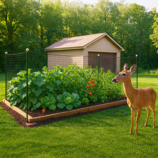 DEER-X High Quality No-Tear Black Protective Netting - Attractive Barrier