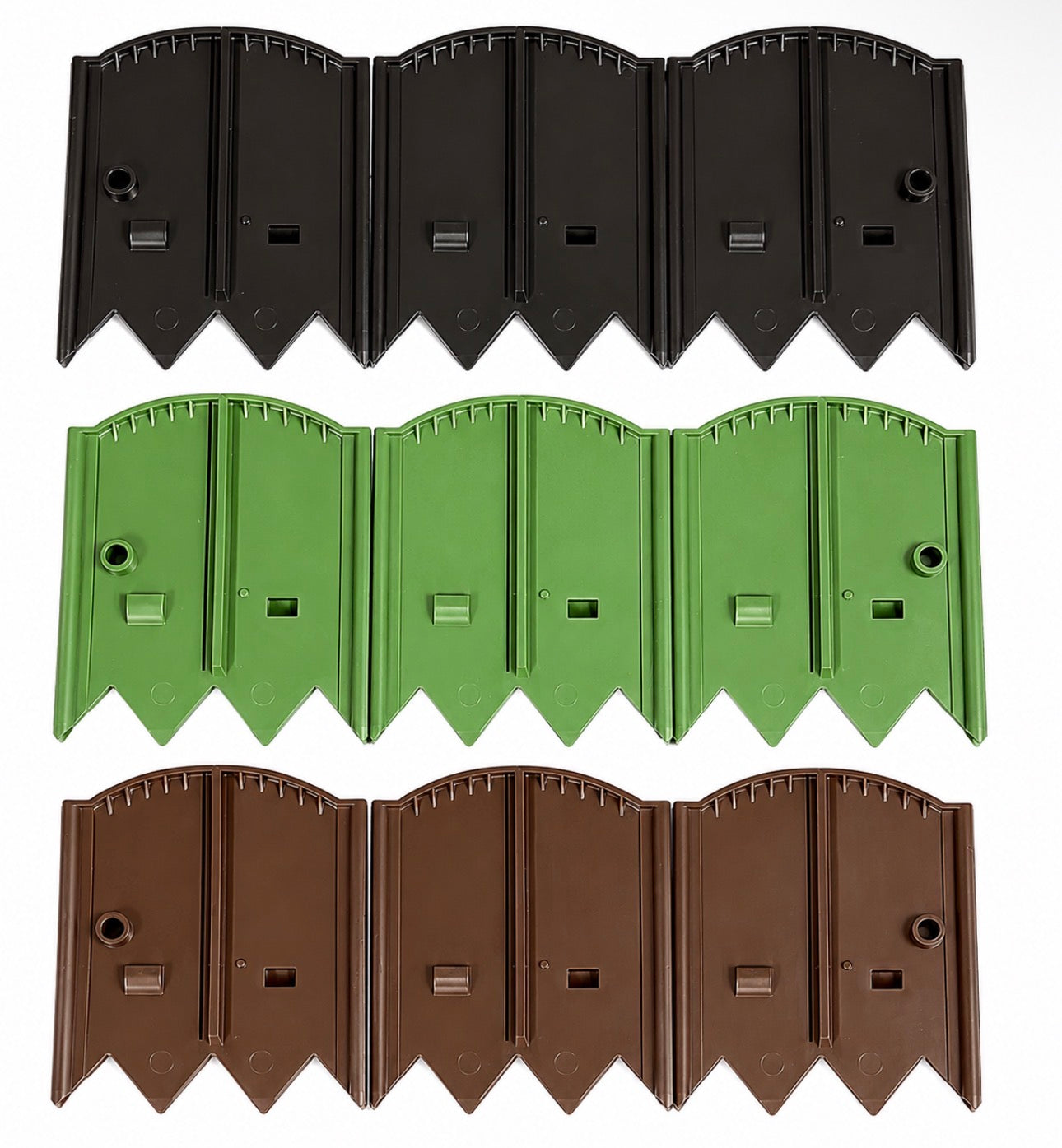 Dalen HammerEdge 18ft No-Dig Garden Border Edging 16-Piece Interlocking Kit