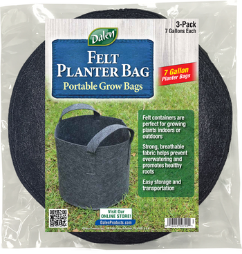 fabric pot for lateral root branching