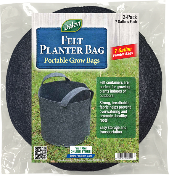 potting bags for plants Dalen Felt Planter Bag Set - Stylish Gardening Grow Bag That Will Keep Your Plants Healthy