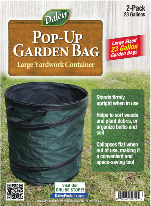 large collapsable yardwork garden bag