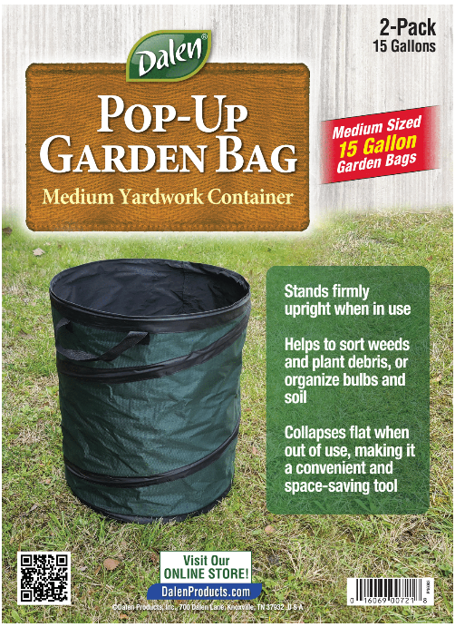 large collapsable yardwork garden bag