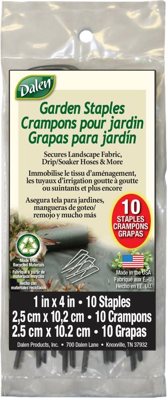 Garden Staples &amp; Landscaping Pins - Durable Steel - Small Pack &amp; Bulk Options
