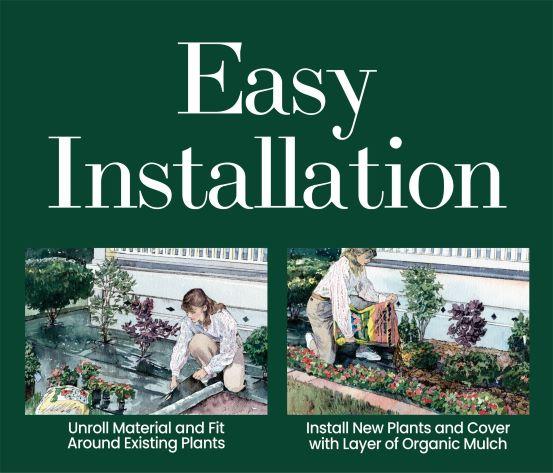Dalen Weed-X Landscape Fabric 20-Year Reusable Weed Barrier