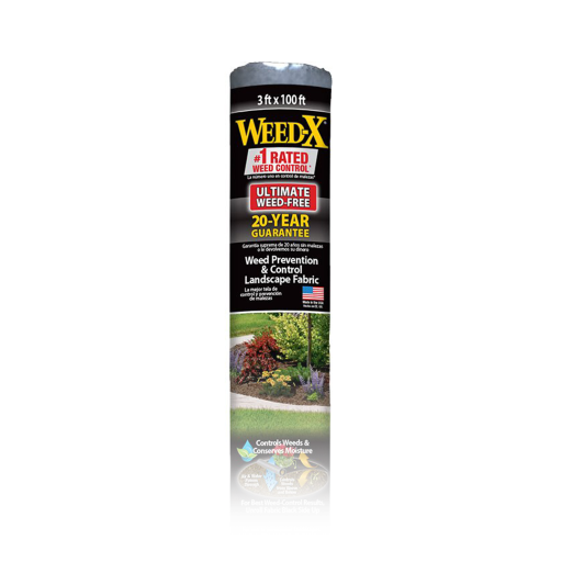 Weed-X® Premium #1 Rated Landscaping Fabric for Stopping Weeds