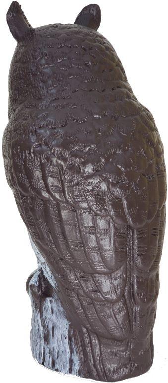 Dalen 16in Great Horned Owl Decoy Hand-Painted Bird & Pest Deterrent
