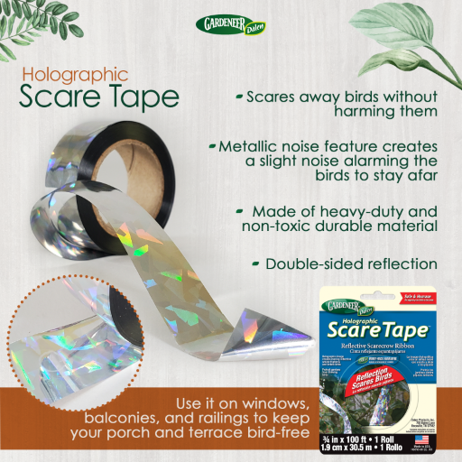 Holographic Scare Tape™ - Full Spectrum Ribbons for Frightening Birds