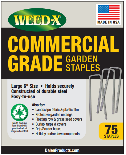 SOD Staples Heavy Duty Galvanized Garden Staples Stakes for Holding Down  Landscape Fabric Pins for Landscape - China Landscape Staple, SOD Staples
