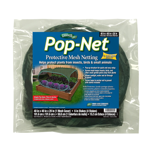 plastic netting for plants Pop-Net Instant Screen Mesh: Against Pest/Insect/Bird/Hail