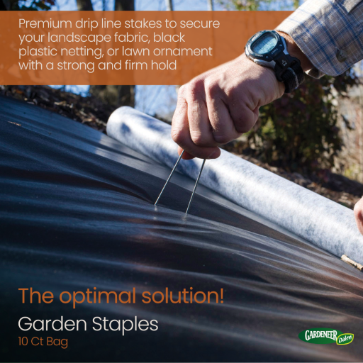 Garden Staples &amp; Landscaping Pins - Durable Steel - Small Pack &amp; Bulk Options