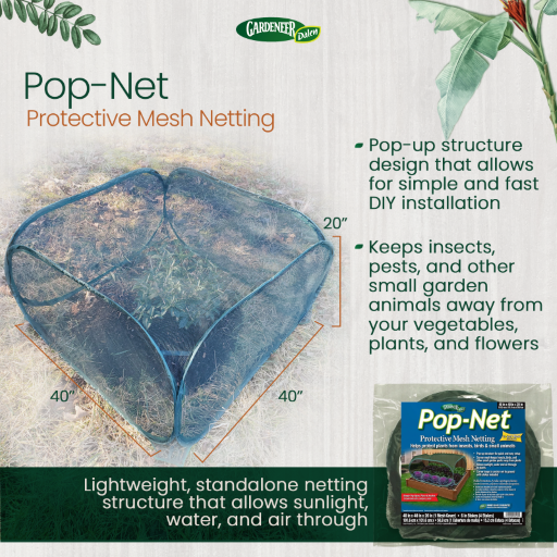 Pop-Net Protective Pest Screen &amp; Anti-Hail Mesh