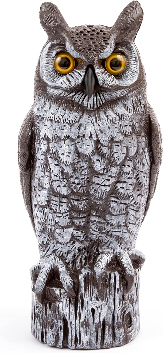 Scare Owl Decoy Fake Bird