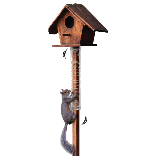 Scram, Squirrel by Slinky® Bird Feeder & Birdhouse Protectant