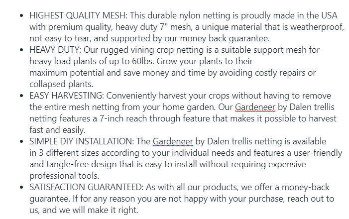 Trellis Netting For Vertical Gardening - Vegetable &amp; Tomato Growth Mesh