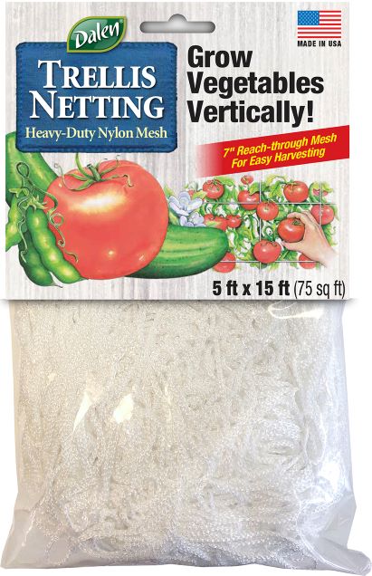 polyester plant trellis netting Dalen Trellis Netting 5' x 15'