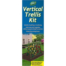 Trellis Netting Kit for Vertical Gardening – Tangle Free Nylon - 5/8 in Pole Structure - Includes Poles & Connectors