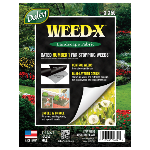 Dalen Weed-X Landscape Fabric 20-Year Reusable Weed Barrier