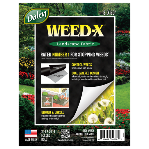 Weed-X® Premium #1 Rated Landscaping Fabric for Stopping Weeds